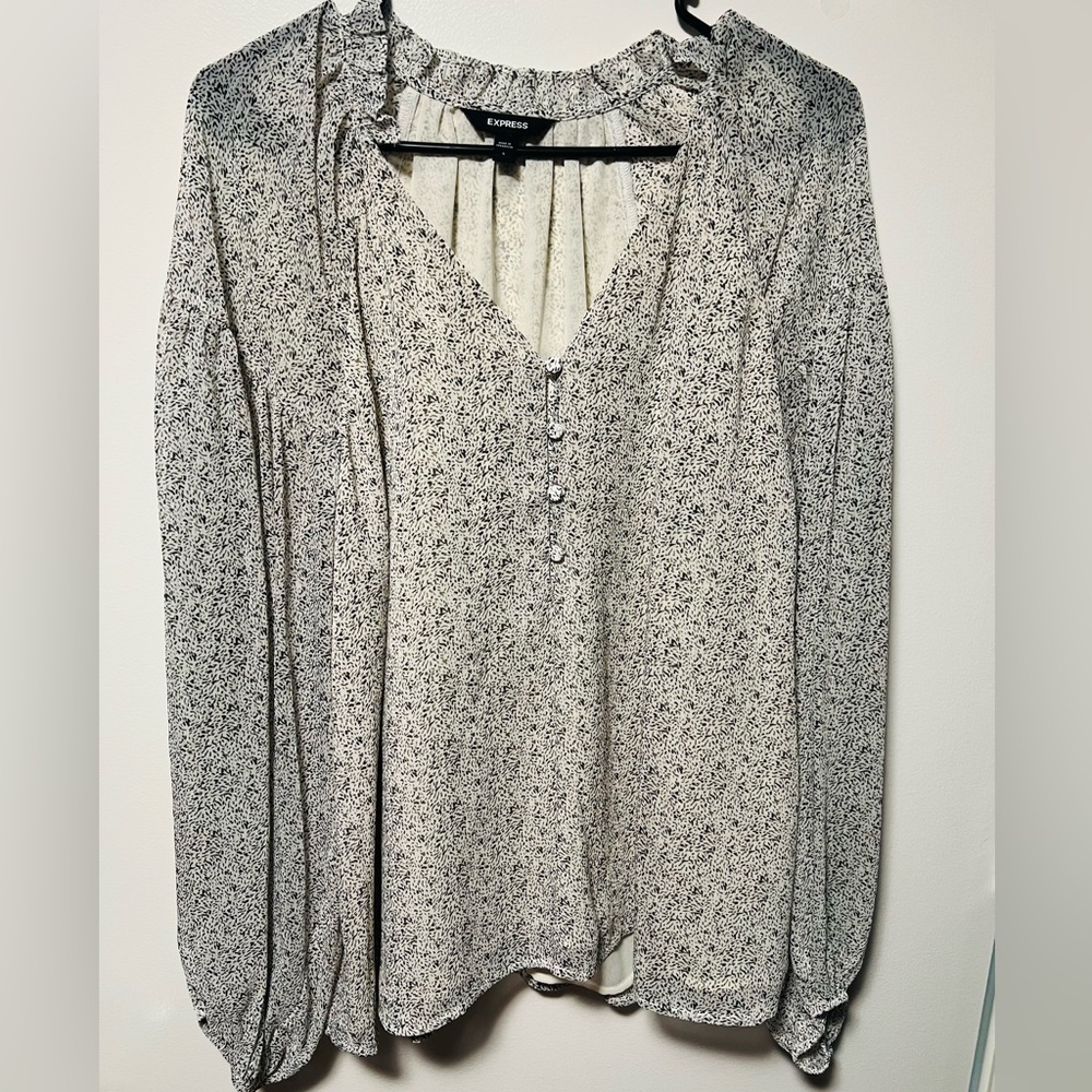 Express Long-Sleeved Blouse - Large